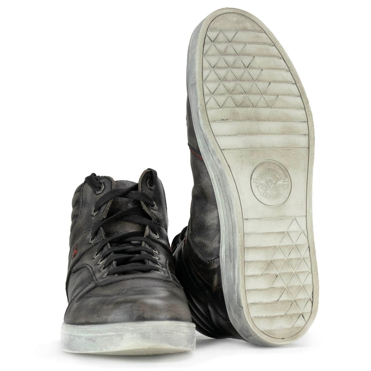 MBM9152 High-Top Biker Riding Shoes Waterproof Black