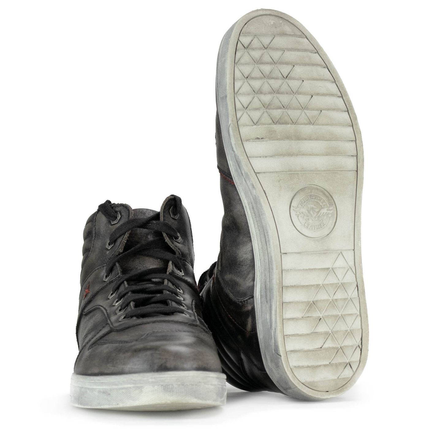 MBM9152 High-Top Biker Riding Shoes Waterproof Black