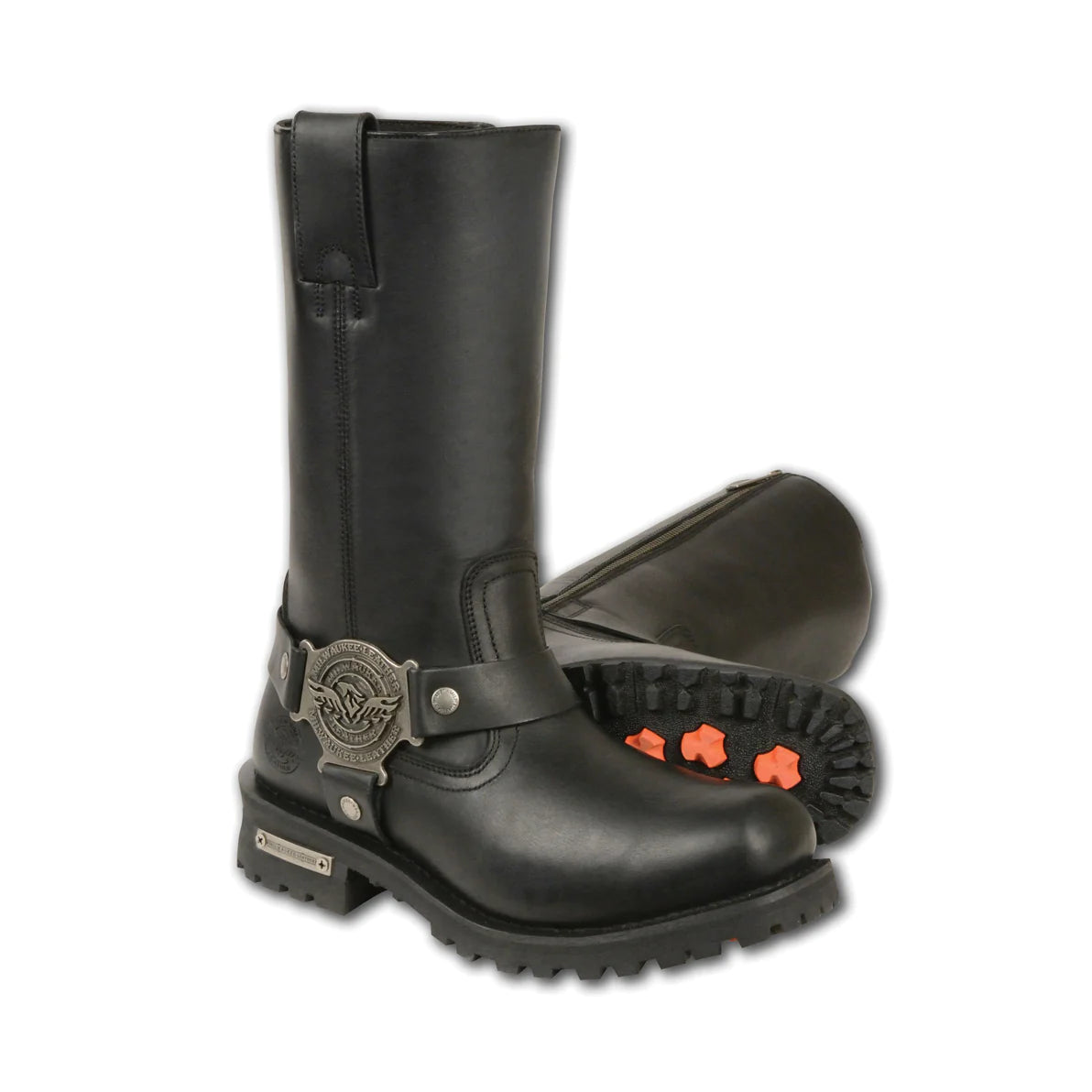 LADIES RIDING 11 INCH CLASSIC HARNESS SQUARE TOE LEATHER BOOT