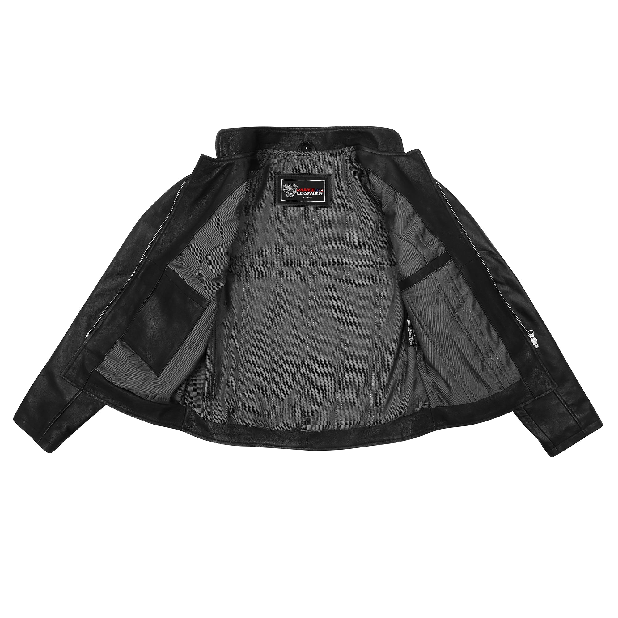 Ladies Premium Soft Lightweight Black Fitted Leather Jacket