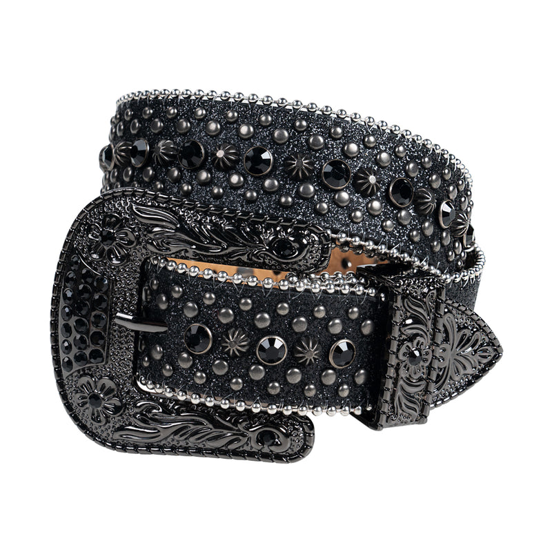 Premium Straps Men Women Western Fashion Bling Bling Rhinestones