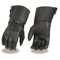 Copy of Men's 'Hard Knuckles' Black Perforated Leather Racing Gloves