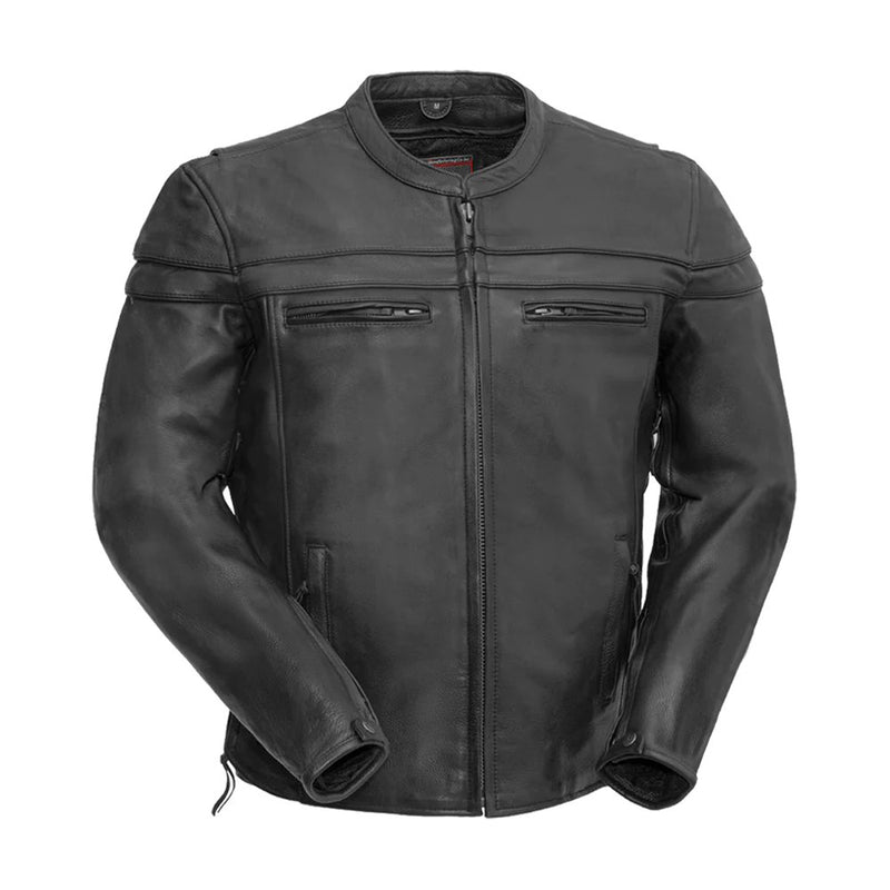 Maverick Men's Motorcycle Leather Jacket