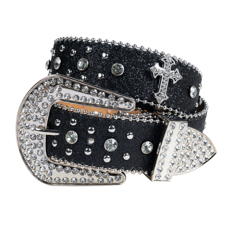 Premium Straps Men Women Western Fashion Bling Bling Rhinestones Crystal Diamonds Belt
