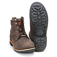 6-Inch Logger Motorcycle Boots, Dark Brown Leather, Lace-Up, Men's