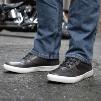 MBM9152 High-Top Biker Riding Shoes Waterproof Black