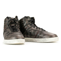MBM9152 High-Top Biker Riding Shoes Waterproof Black
