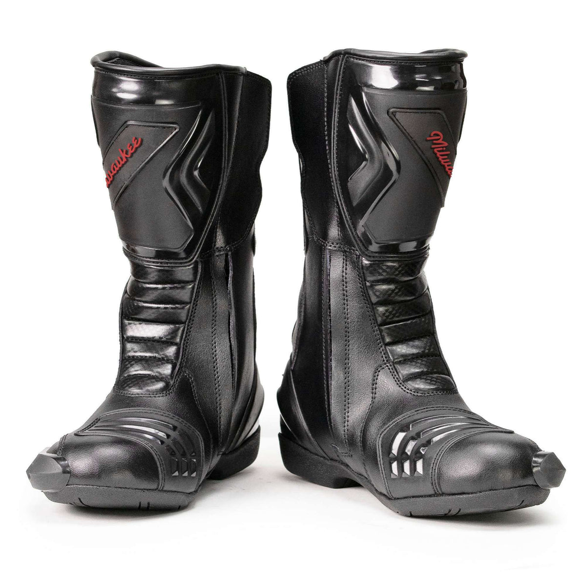 Type-R Waterproof Leather Riding Boots Black