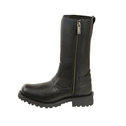 LADIES RIDING 11 INCH CLASSIC HARNESS SQUARE TOE LEATHER BOOT