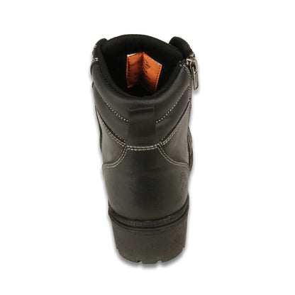 LADIES MOTORCYCLE LACE TO TOE BOOT