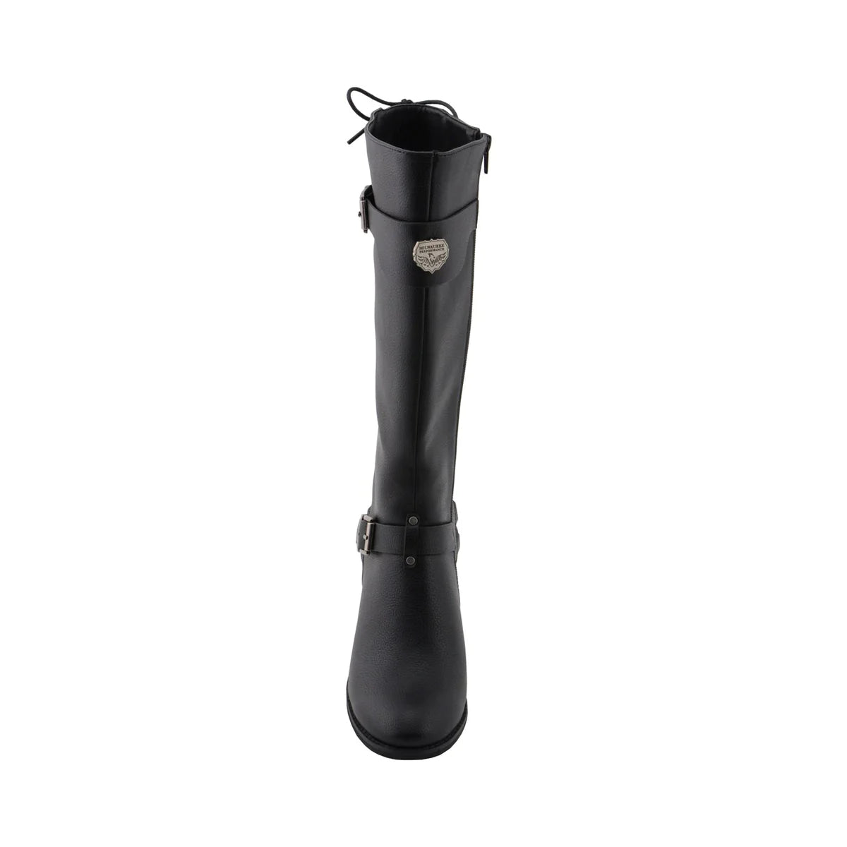 Womens Tall Black Back End Laced Riding Boots