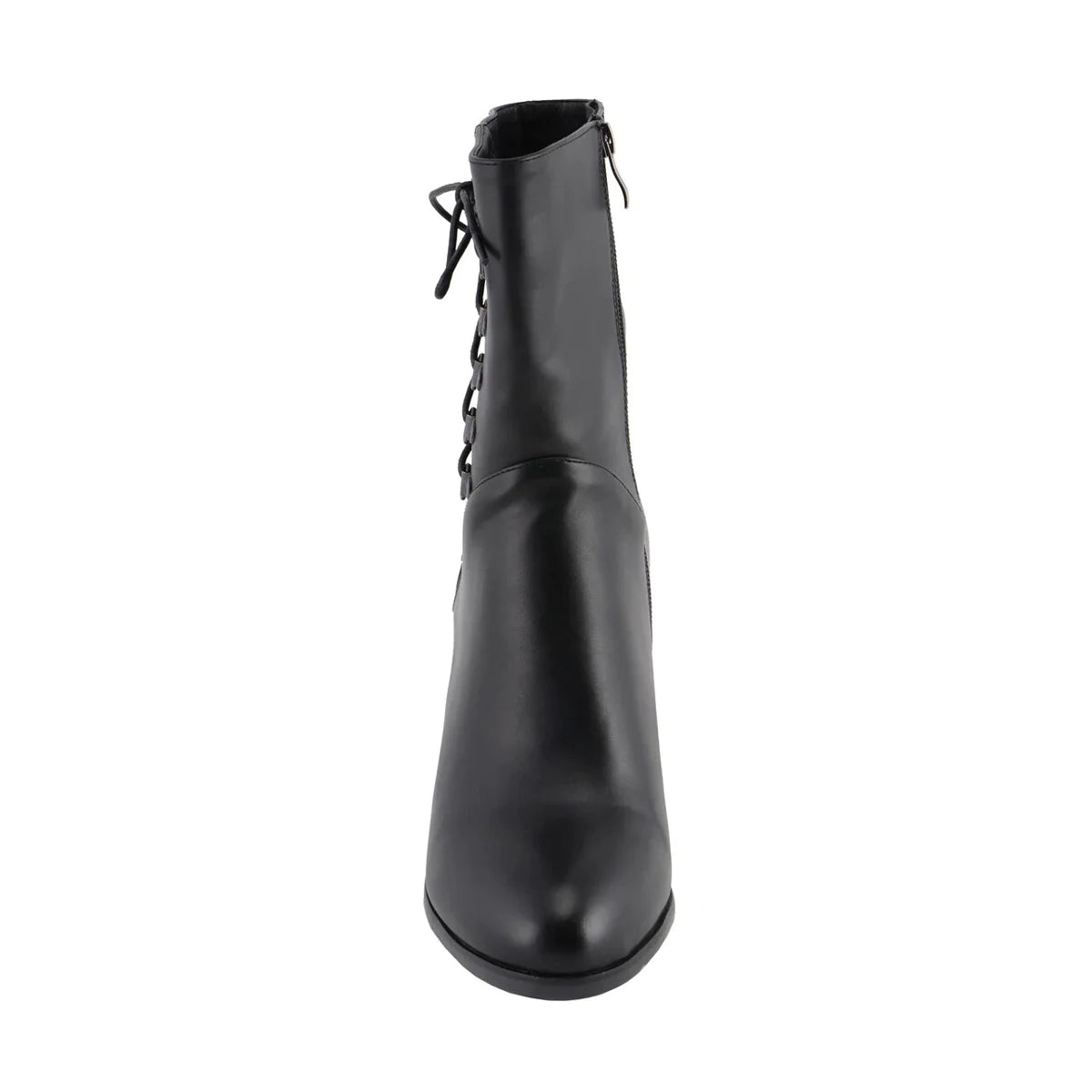 Womens Black Lace Side Riding Boots
