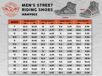 Men's Leather and Canvas Street Riding Waterproof Shoes Grey