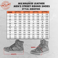 Men's Canvas Reinforced Motorcycle Casual Street Riding Shoes Black