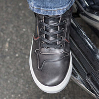 MBM9152 High-Top Biker Riding Shoes Waterproof Black