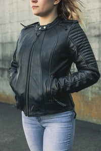 Biker - Women's Leather Motorcycle Jacket