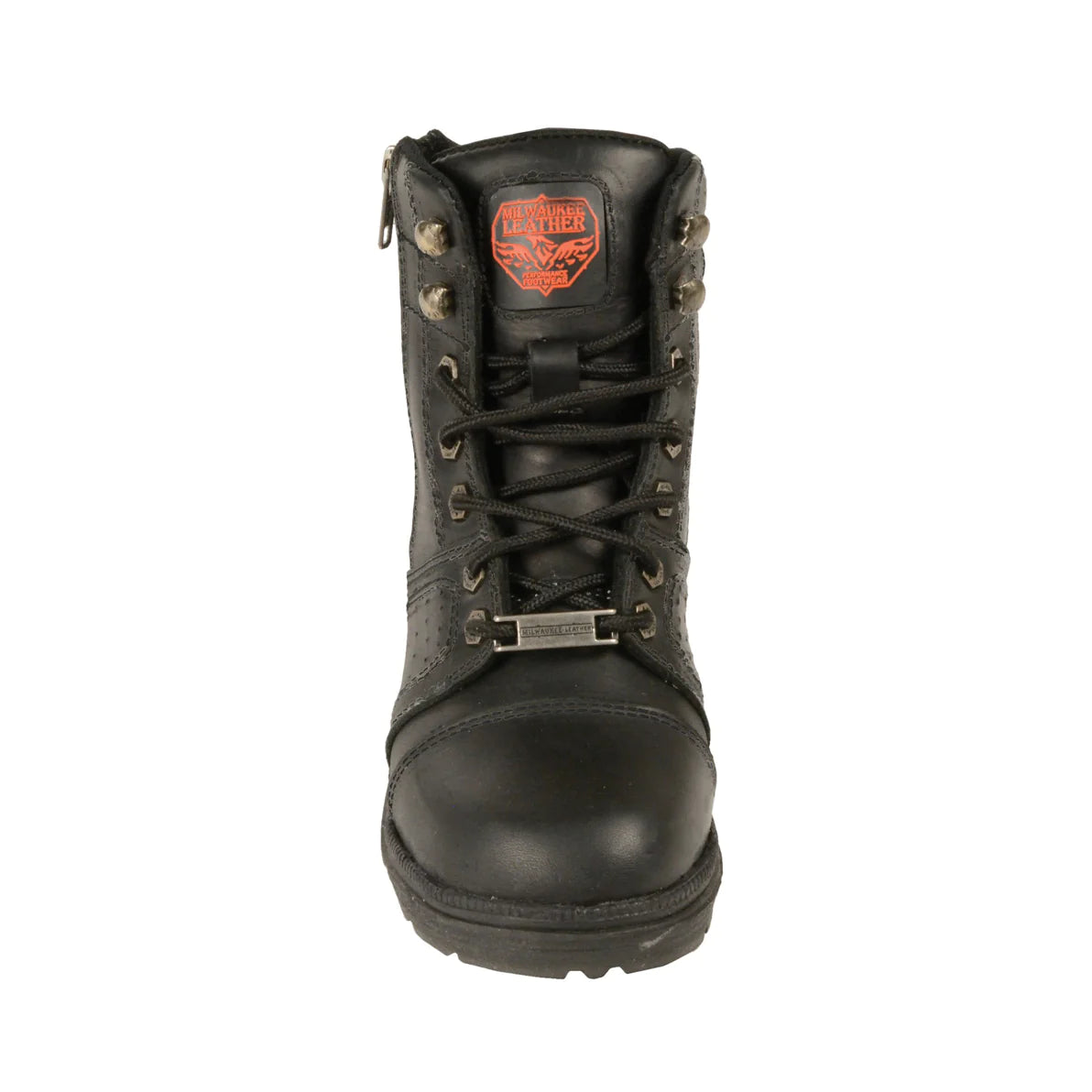 LADIES MOTORCYCLE LACE TO TOE BOOT