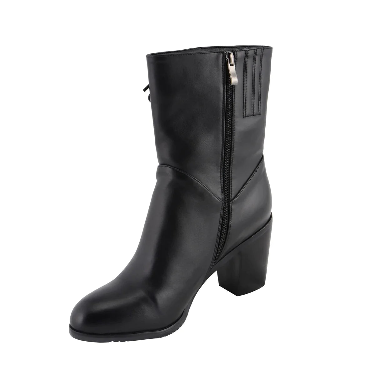 Womens Black Lace Side Riding Boots