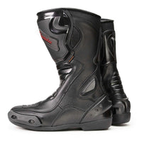 Type-R Waterproof Leather Riding Boots Black