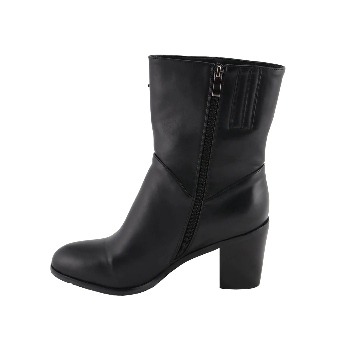 Womens Black Lace Side Riding Boots