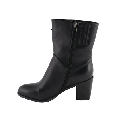 Womens Black Lace Side Riding Boots