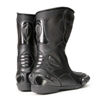 Type-R Waterproof Leather Riding Boots Black