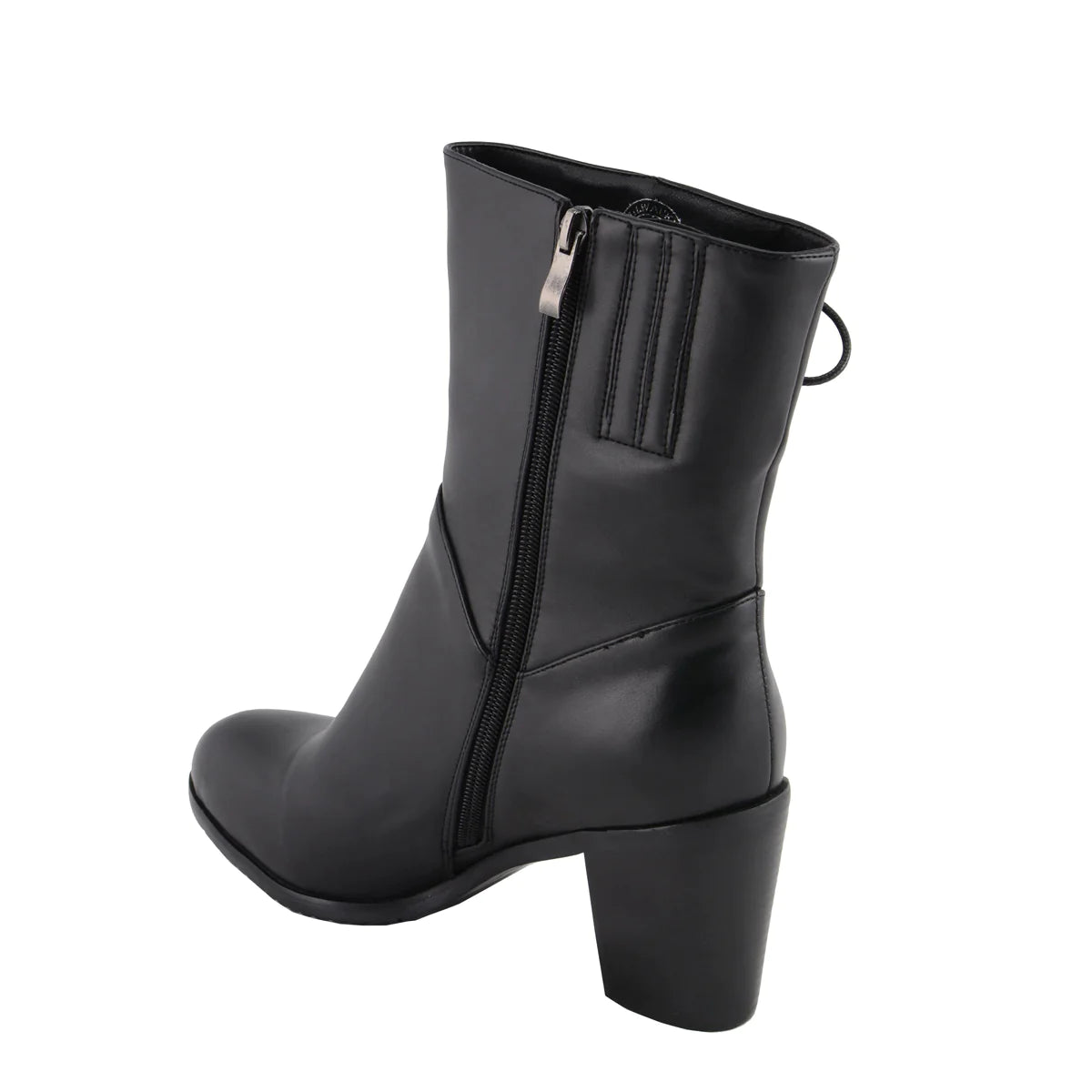 Womens Black Lace Side Riding Boots