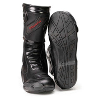 Type-R Waterproof Leather Riding Boots Black