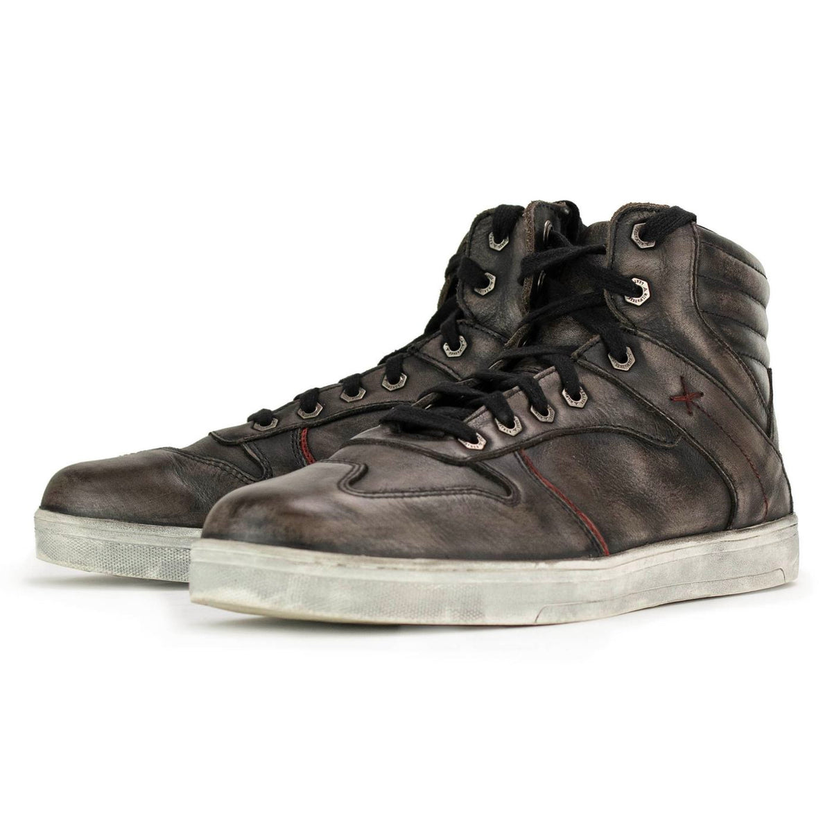 MBM9152 High-Top Biker Riding Shoes Waterproof Black