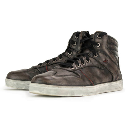 MBM9152 High-Top Biker Riding Shoes Waterproof Black