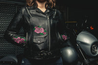 Bloom - Women's Leather Motorcycle Jacket