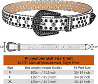 Premium Strap Men Women Western Fashion Bling Bling Rhinestone Crystal Diamond Belts
