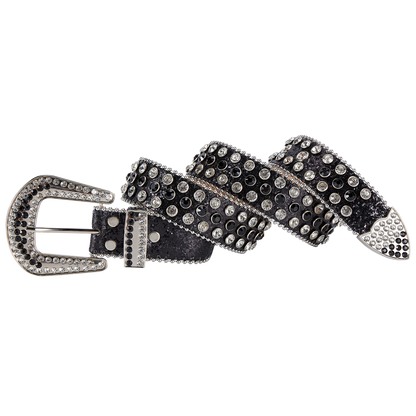 Premium Strap Men Women Western Fashion Bling Bling Rhinestones Crystal Diamonds Belt