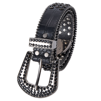 Premium Strap Men Women Western Fashion Bling Bling Rhinestones Crystal Diamond Belts