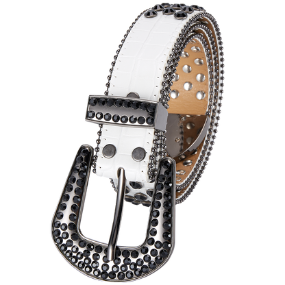 Premium Strap Men Women Western Fashion Bling Bling Rhinestones Crystals Diamond Belts