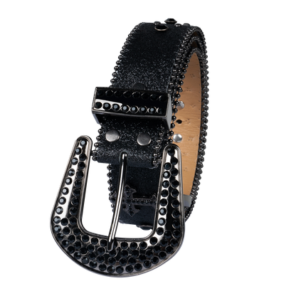 Premium Straps Men Women Western Fashion Bling Bling Rhinestone Crystal Diamond Belt