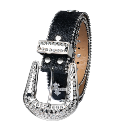 Premium Straps Men Women Western Fashion Bling Bling Rhinestones Crystal Diamonds Belt