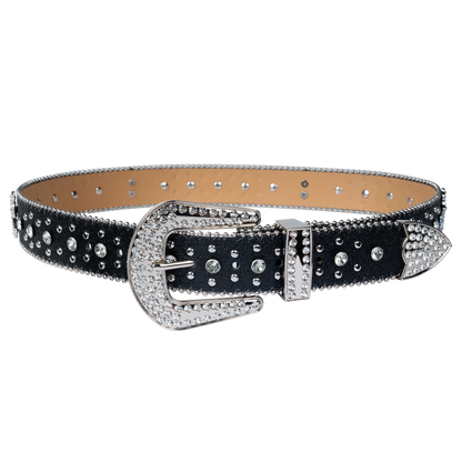 Premium Straps Men Women Western Fashion Bling Bling Rhinestones Crystal Diamonds Belt