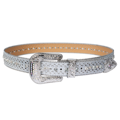 Premium Strap Men Women Fashion Bling Bling Rhinestones Crystal Diamond Belts