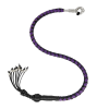Dream Apparel 42in Get Back Whip Black Purple Monkey Fist Skulls
