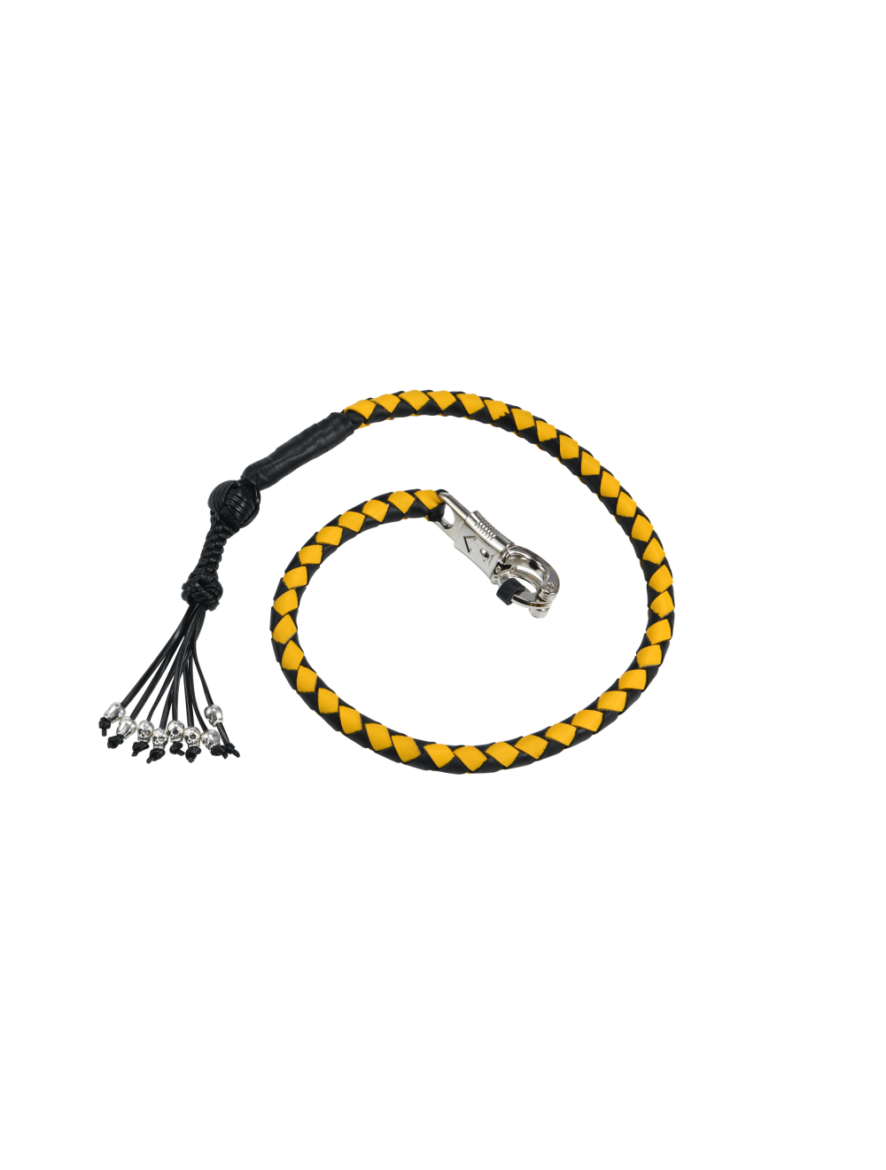 Dealer Leather Get Back Whip Motorcycle Accessory Black/Black