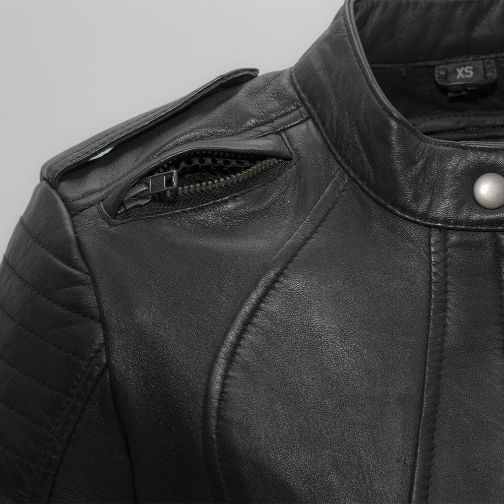 Biker - Women's Leather Motorcycle Jacket