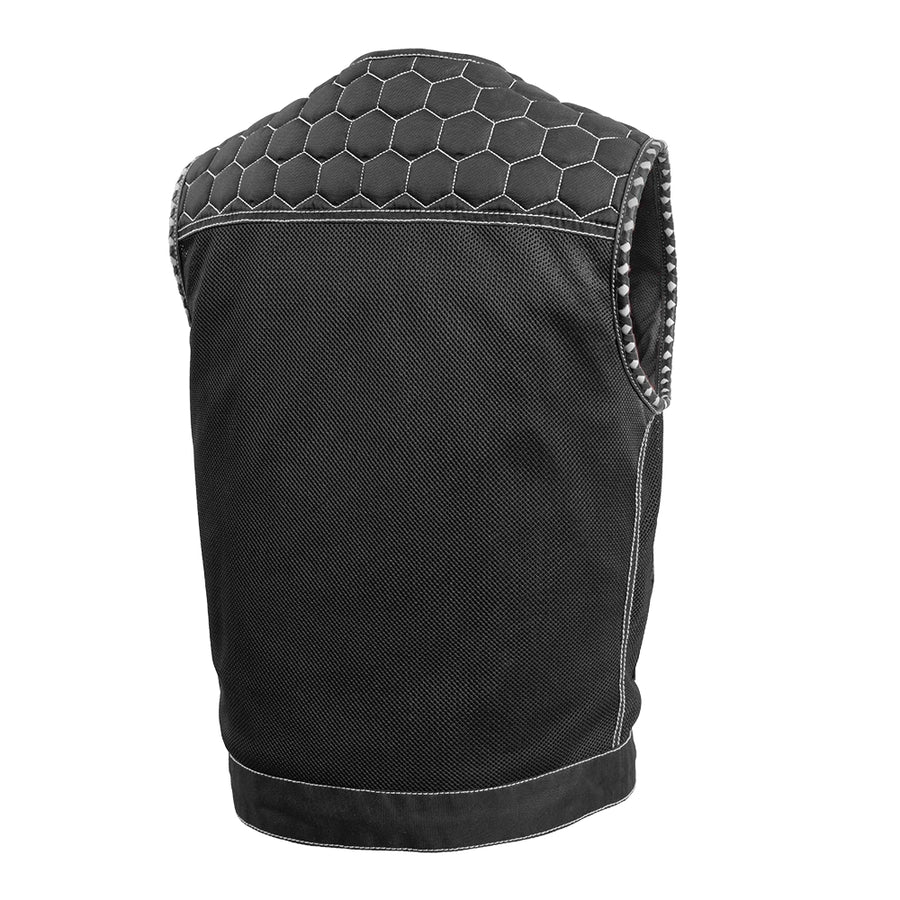 Moto Mesh Men's Club Style Vest