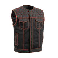 Moto Mesh Men's Club Style Vest