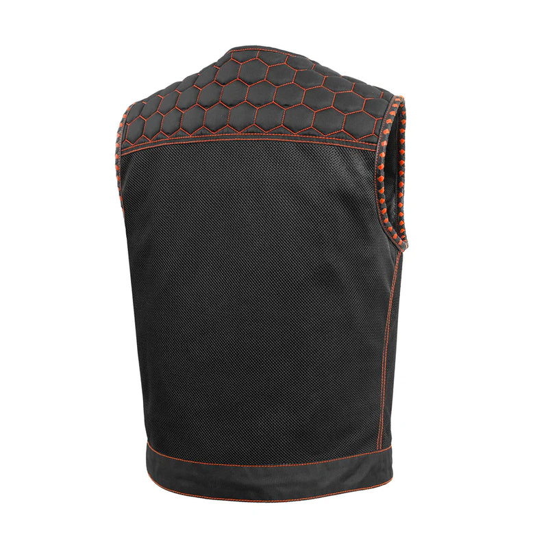 Moto Mesh Men's Club Style Vest