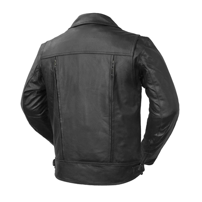 Mastermind Men's Motorcycle Leather Jacket