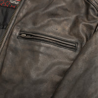Hipster Men's Motorcycle Leather Jacket
