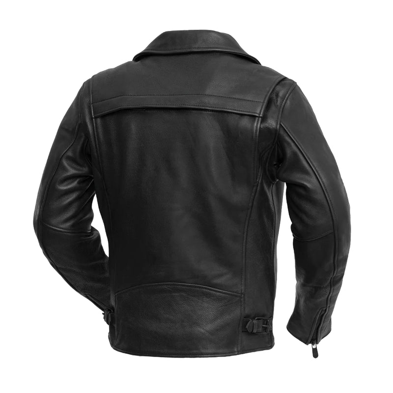Night Rider Men's Motorcycle Leather Jacket