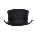 Dream Apparel Men's Black Premium Leather Western Cowboy Hat