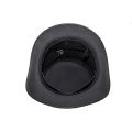 Dream Apparel Men's Black Premium Leather Western Cowboy Hat
